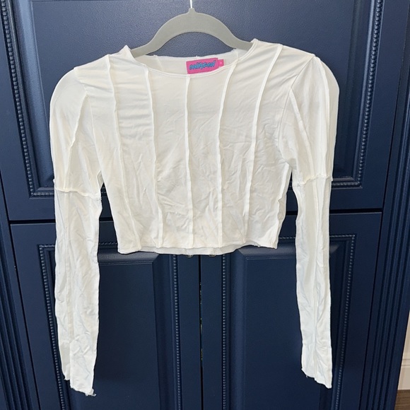 2 Edikted Long sleeve tops size small both - Picture 4 of 6